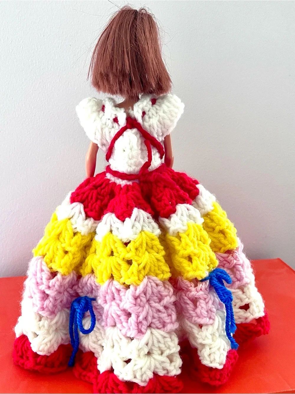 Handmade Crochet Toilet Roll Dolls Barbie Doll Bathroom Kitsch